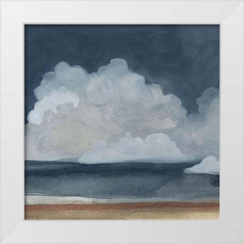 Cloud Landscape III White Modern Wood Framed Art Print by Scarvey, Emma