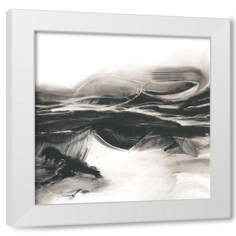 Static Charge I White Modern Wood Framed Art Print by Harper, Ethan