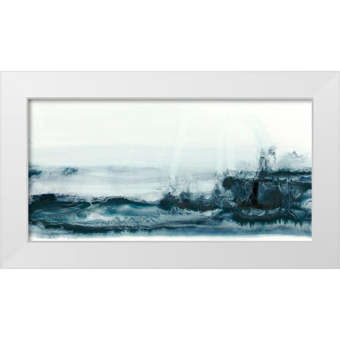 Rip Current I White Modern Wood Framed Art Print by Harper, Ethan