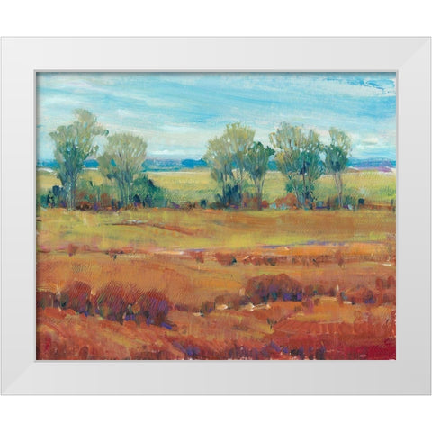 Red Clay I White Modern Wood Framed Art Print by OToole, Tim