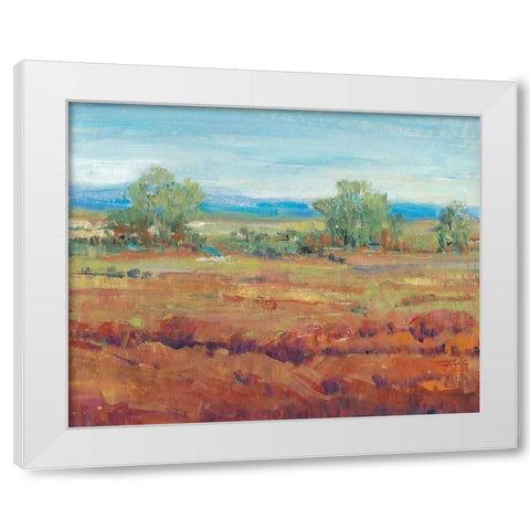 Red Clay II White Modern Wood Framed Art Print by OToole, Tim