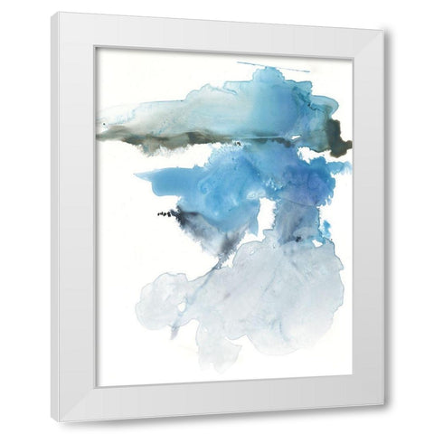 Glacier Melt II White Modern Wood Framed Art Print by Parker, Jennifer Paxton