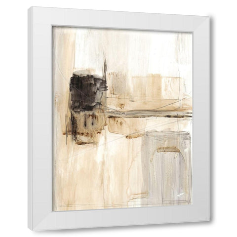 Electrical Grid I White Modern Wood Framed Art Print by Harper, Ethan