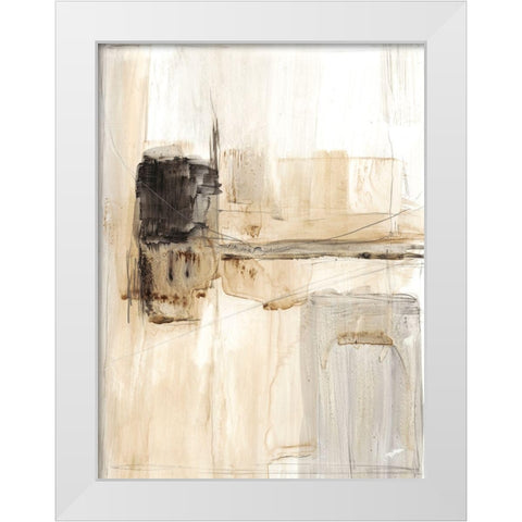 Electrical Grid I White Modern Wood Framed Art Print by Harper, Ethan