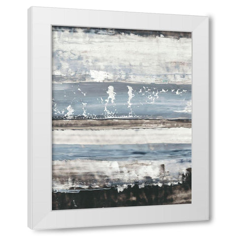 Icy Horizon I White Modern Wood Framed Art Print by Harper, Ethan