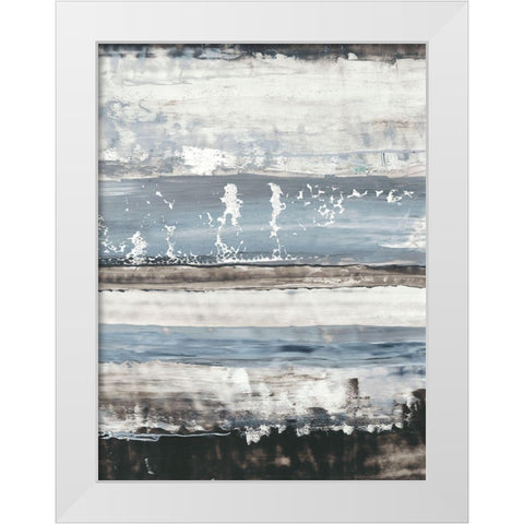 Icy Horizon I White Modern Wood Framed Art Print by Harper, Ethan