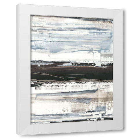 Icy Horizon II White Modern Wood Framed Art Print by Harper, Ethan