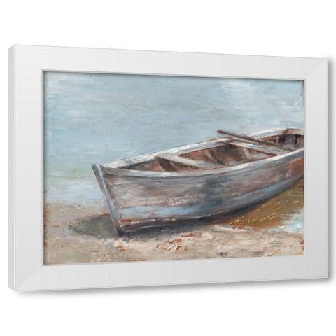 Whitewashed Boat II White Modern Wood Framed Art Print by Harper, Ethan