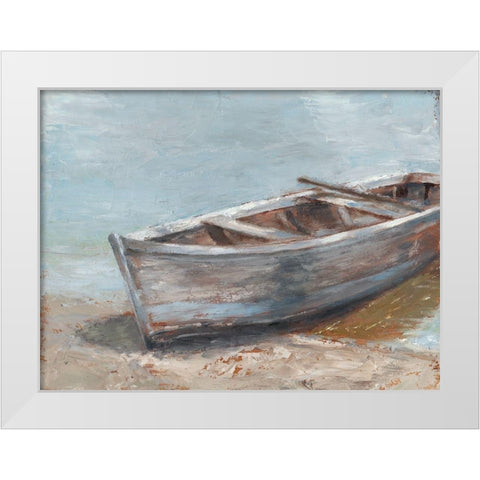 Whitewashed Boat II White Modern Wood Framed Art Print by Harper, Ethan