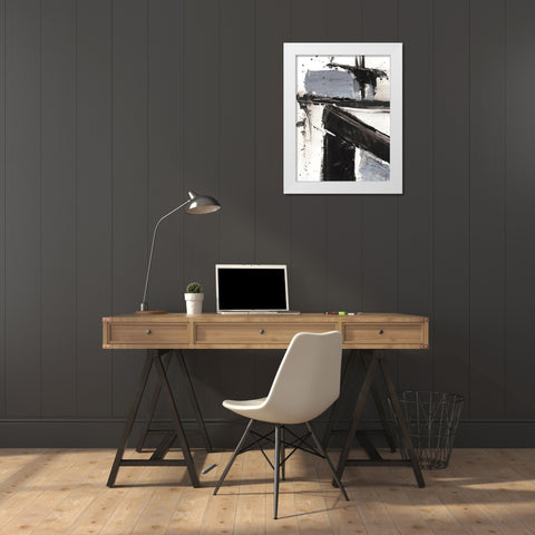 Demolition III White Modern Wood Framed Art Print by Harper, Ethan