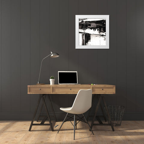 Jagged Edge I White Modern Wood Framed Art Print by Harper, Ethan