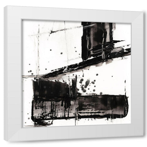 Jagged Edge II White Modern Wood Framed Art Print by Harper, Ethan