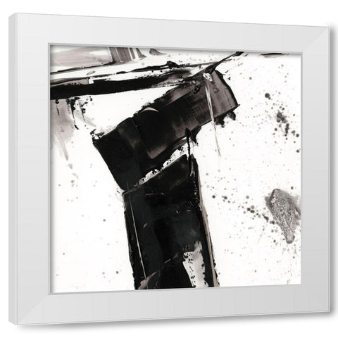 Jagged Edge IV White Modern Wood Framed Art Print by Harper, Ethan