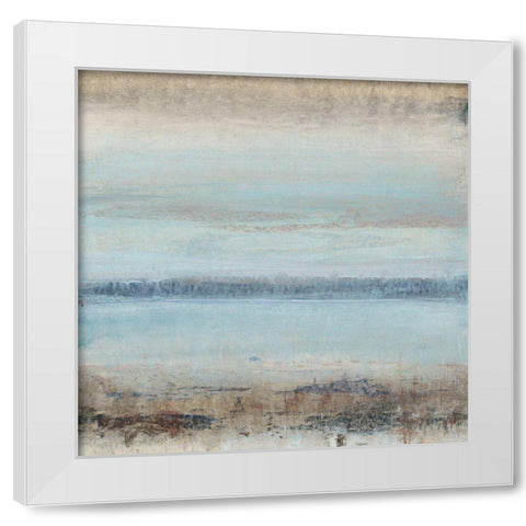 Tranquility II White Modern Wood Framed Art Print by OToole, Tim