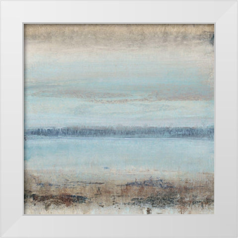 Tranquility II White Modern Wood Framed Art Print by OToole, Tim