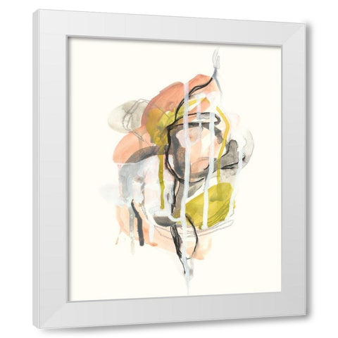 Chimera II White Modern Wood Framed Art Print by Vess, June Erica