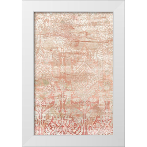 Garnet Weft II White Modern Wood Framed Art Print by Vess, June Erica