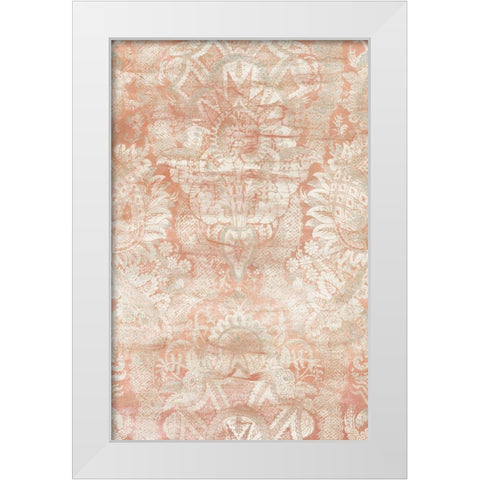 Garnet Weft III White Modern Wood Framed Art Print by Vess, June Erica