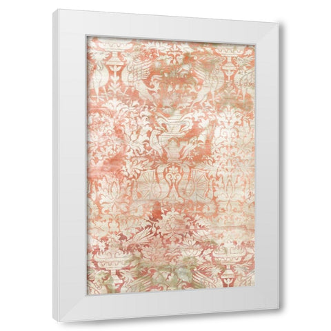 Garnet Weft IV White Modern Wood Framed Art Print by Vess, June Erica