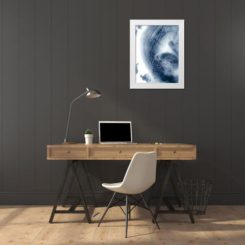 Quasars II White Modern Wood Framed Art Print by Harper, Ethan