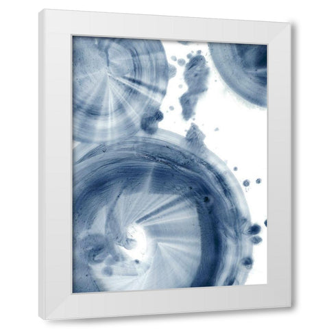 Quasars III White Modern Wood Framed Art Print by Harper, Ethan