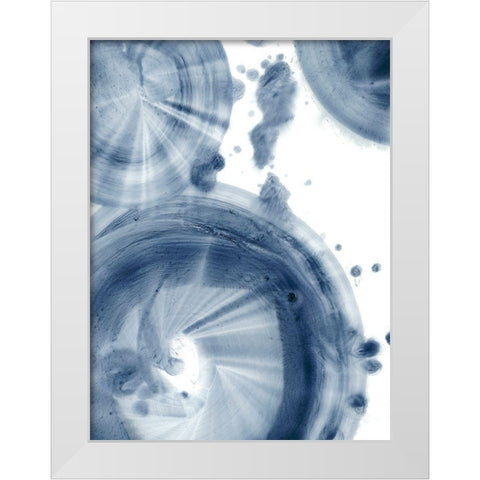 Quasars III White Modern Wood Framed Art Print by Harper, Ethan