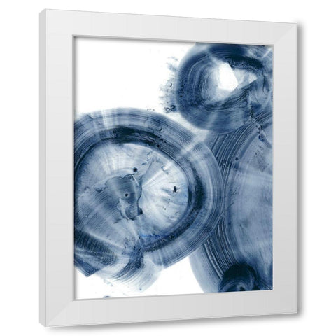 Quasars IV White Modern Wood Framed Art Print by Harper, Ethan