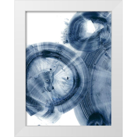 Quasars IV White Modern Wood Framed Art Print by Harper, Ethan