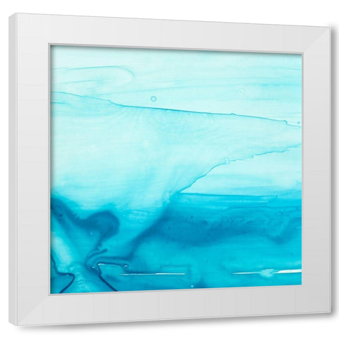 Making Waves I White Modern Wood Framed Art Print by Harper, Ethan