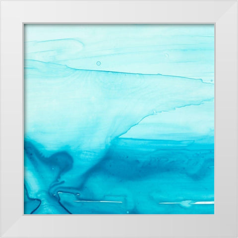 Making Waves I White Modern Wood Framed Art Print by Harper, Ethan