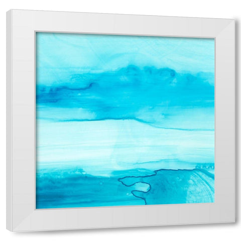 Making Waves II White Modern Wood Framed Art Print by Harper, Ethan