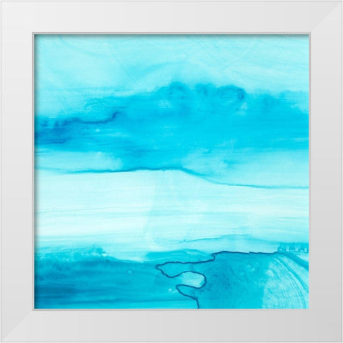 Making Waves II White Modern Wood Framed Art Print by Harper, Ethan