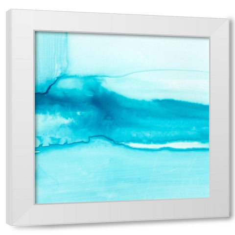 Making Waves III White Modern Wood Framed Art Print by Harper, Ethan