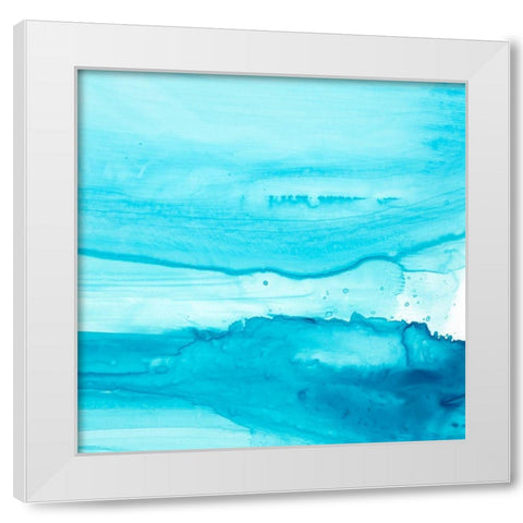 Making Waves IV White Modern Wood Framed Art Print by Harper, Ethan