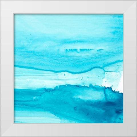 Making Waves IV White Modern Wood Framed Art Print by Harper, Ethan