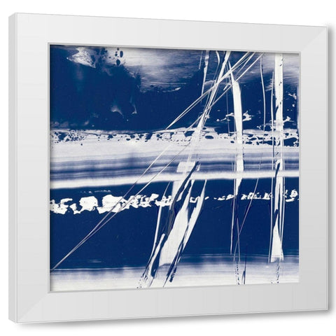 Alternating Current I White Modern Wood Framed Art Print by Harper, Ethan