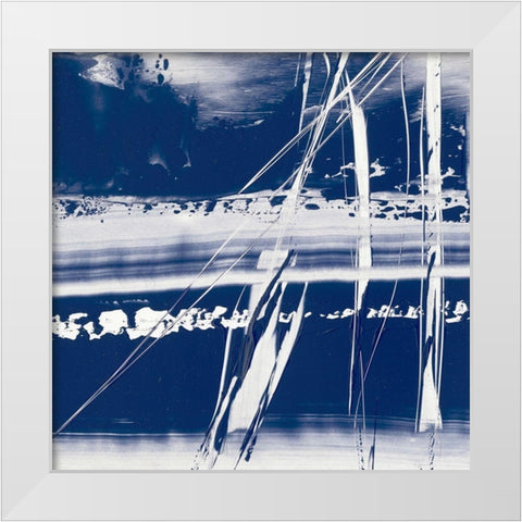 Alternating Current I White Modern Wood Framed Art Print by Harper, Ethan