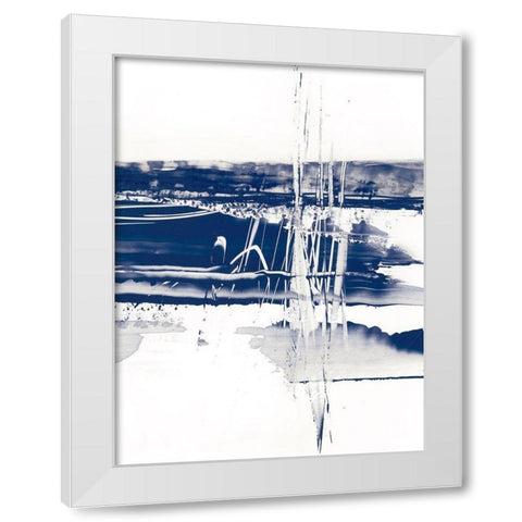 Alternating Current IV White Modern Wood Framed Art Print by Harper, Ethan
