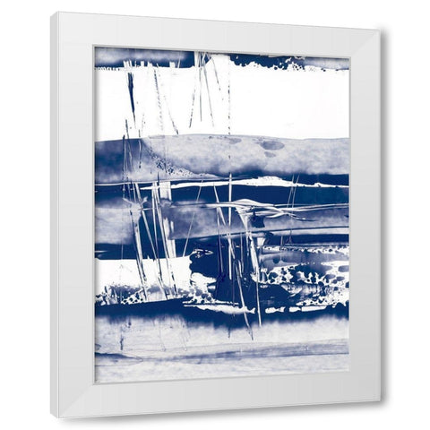 Alternating Current VI White Modern Wood Framed Art Print by Harper, Ethan