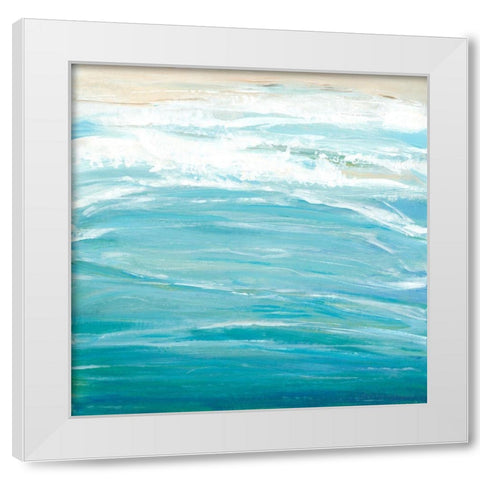 Sea Breeze Coast II White Modern Wood Framed Art Print by OToole, Tim
