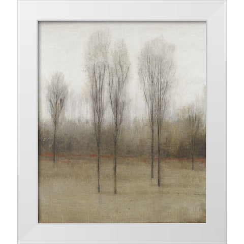 Last Day of Fall I White Modern Wood Framed Art Print by OToole, Tim