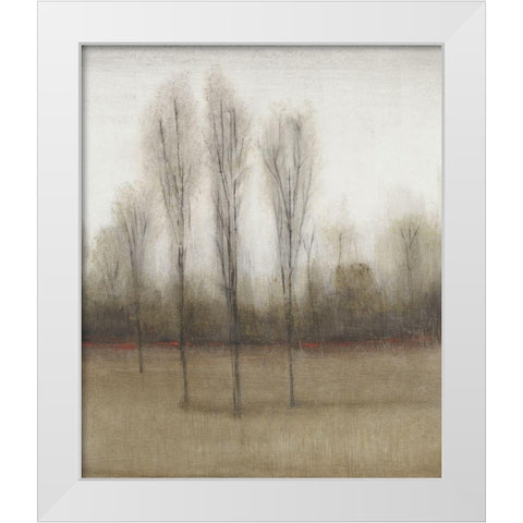 Last Day of Fall II White Modern Wood Framed Art Print by OToole, Tim