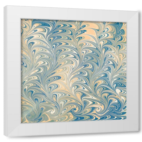 Florentine I White Modern Wood Framed Art Print by Unknown