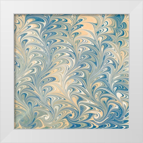 Florentine I White Modern Wood Framed Art Print by Unknown