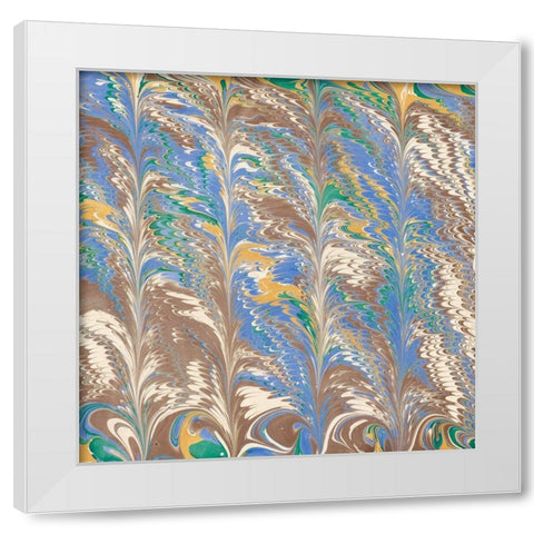 Florentine II White Modern Wood Framed Art Print by Unknown