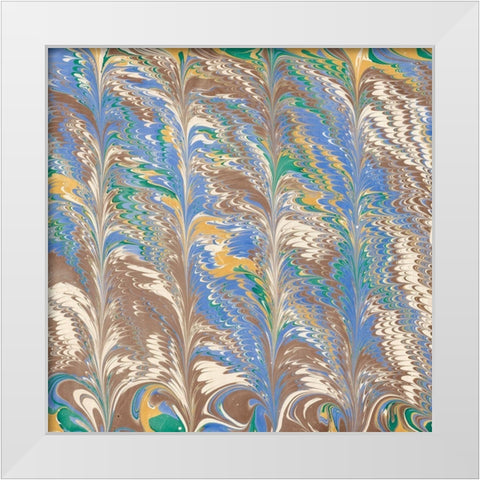 Florentine II White Modern Wood Framed Art Print by Unknown