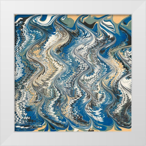 Florentine III White Modern Wood Framed Art Print by Unknown