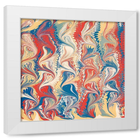Florentine IV White Modern Wood Framed Art Print by Unknown