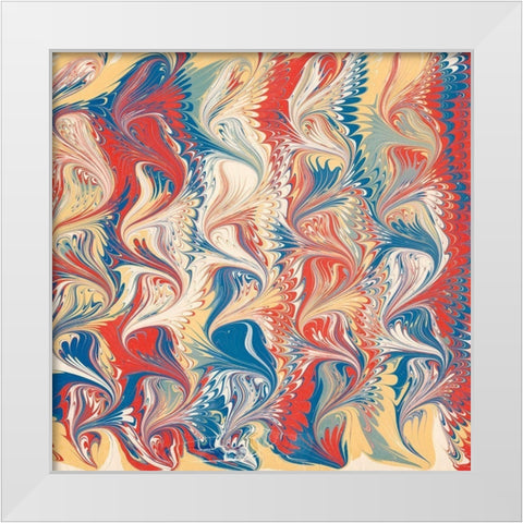 Florentine IV White Modern Wood Framed Art Print by Unknown