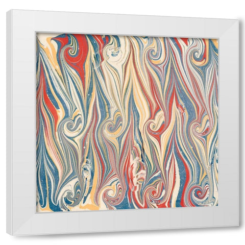 Florentine VI White Modern Wood Framed Art Print by Unknown